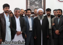 دیدار هیاتهای ورزشی با امام جمعه اهل سنت زاهدان/تصاویر