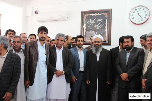 دیدار هیاتهای ورزشی با امام جمعه اهل سنت زاهدان/تصاویر