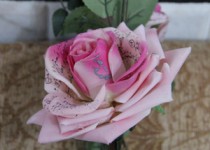 نقش سوره محمد بر روی گل محمدی + تصاویر