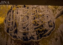 تذهیب ایوان طلای حرم حضرت عباس (ع) به پایان رسید + تصاویر
