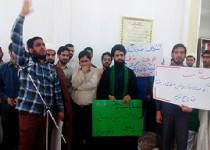 تجمع طلاب حوزه علمیه زاهدان در حمایت از مردم یمن