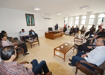 مراسم تودیع و معارفه رییس مشترکین و در آمد امور آب و فاضلاب زاهدان