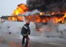 ارابه مرگ جاده‌ها، باز هم آتش گرفت
