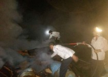 مهار آتش در منطقه کارگاهی چابهار