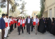 نشست دبیرکل وهیات همراه با شورای اداری هلال احمر استان