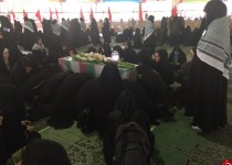 وداع دانشجویان با شهدای غواص گمنام + عکس