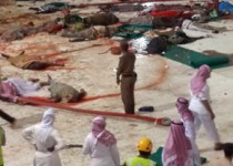لحظه سقوط جرثقیل در مسجد الحرام