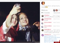 سلفی اجباری ویشکا آسایش با مهناز افشار