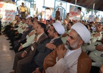 گزارش تصویری/ غبارروبی و عطر افشانی گلزار شهدای زاهدان توسط  ناجا