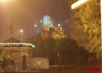 استقبال باشکوه از مردان خدا، زیر باران رحمت‌ الهی/  آسمان هم در تشییع شهدای گمنام گریست+ تصاویر