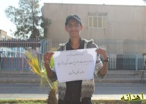 کمپین/ مشت من گلوله ای به سینه استکبار است