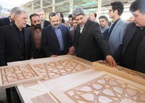 رونمایی از درب ها و پنجره های صحن مطهر حضرت زهرا در حرم امیرالمومنین(ع)