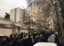 تجمع اعتراضی مردم مقابل سفارت نیجریه برگزار شد/ مردم خواستار اخراج سفیر نیجریه از ایران شدند