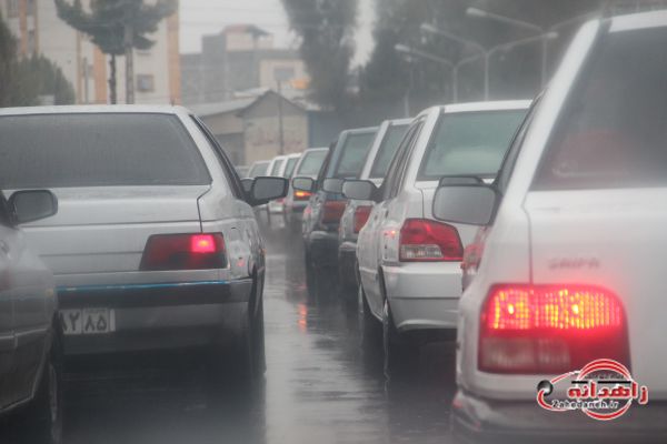 گزارش تصویری/ بارش اولین بارش زمستانی در زاهدان