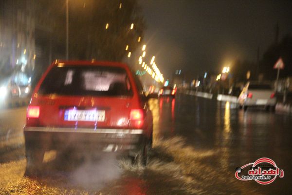 گزارش تصویری/ بارش اولین بارش زمستانی در زاهدان