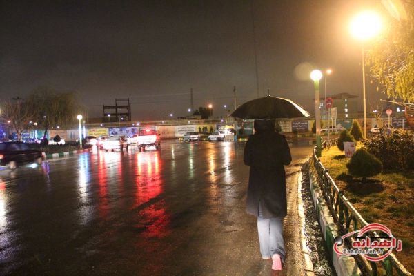 گزارش تصویری/ بارش اولین بارش زمستانی در زاهدان