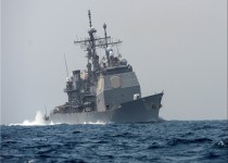 ناوشکن البرز به کدام ناو آمریکایی هشدار داد؟ +تصاویر