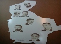 تمثال نمایندگان منتخب مجلس استان بر روی نقشه پهناور سیستان و بلوچستان حکاکی شد+تصاویر