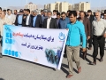 برگزاری همایش پیاده روی در پردیس دانشگاه علوم پزشکی زاهدان