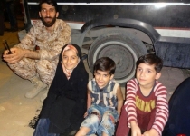 یادگاری فرزندان شهید مدافع حرم قبل از شهادت +عکس