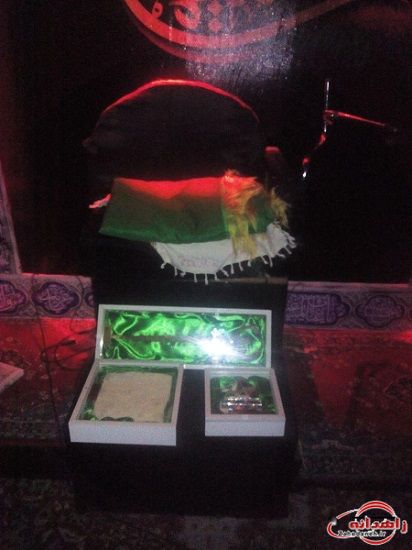 بیرق ایوان طلا میزبان عزاداران زاهدانی شد