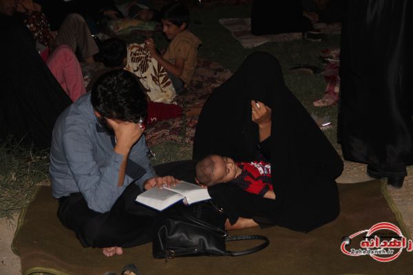 بیرق ایوان طلا میزبان عزاداران زاهدانی شد