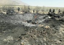 سقوط هواپیمای ارتش در حوالی دریاچه بختگان نی ریز