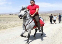 دایی با اسب دنبال نفتی ها افتاد+تصاویر