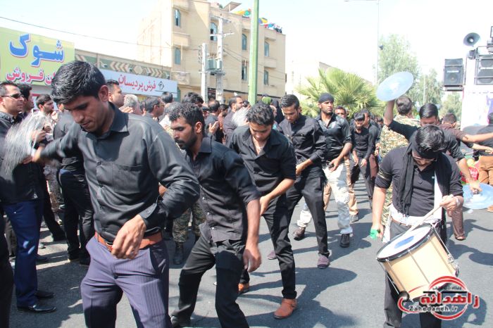 تجمع سوگواران زاهدانی در تاسوعای حسینی