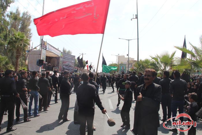 تجمع سوگواران زاهدانی در تاسوعای حسینی