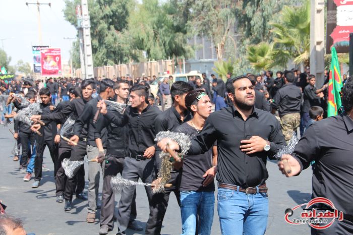 تجمع سوگواران زاهدانی در تاسوعای حسینی