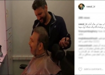 وزیر ارتباطات در اتاق گریم/ تصویر کودکی لیلا اوتادی