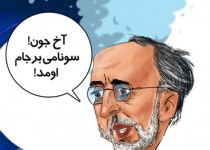 سونامی برجامی به روایت صالحی/ کارتون