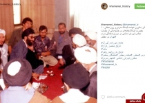 عکس دیده نشده از رهبر معظم انقلاب در مجلس شورای اسلامی