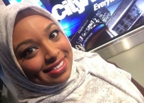 اولین گوینده زن محجبه جلوی دوربین تلویزیون کانادا رفت +تصاویر