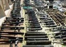 کشف انبار بزرگ سلاح تروریست‌ها در حماه