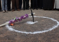 کلنگ مدرسه ۶ کلاسه روستای دزک به زمین زده شد+ تصویر