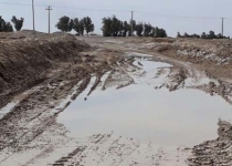 حبس اهالی روستای هیرمند به دلیل صعب العبور بودن مسیر/۴۸ ساعت بی برقی پیامد برف و باران