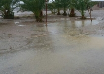 بارش باران در شهرستان دلگان/ لزوم آمادگی دستگاه های مسوول و امدادی در مقابل وقوع سیلاب