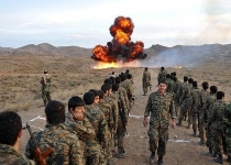 برگزاری رزمایش بزرگ الی بیت المقدس در سراوان