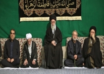 دومین شب مراسم عزاداری حضرت زهرا (س) با حضور رهبر انقلاب برگزار شد