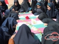 وداع دانش آموزان زاهدانی با پیک مطهر شهدای گمنام