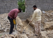 ساخت 15خانه محروم توسط گروه های جهادی/توزیع 70بستنه سبد کالا در بین نیازمندان