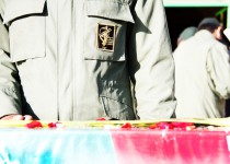 تدفین با شکوه شهید گمنام دفاع مقدس در سپاه سلمان سیستان و بلوچستان