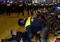 پلیس هلند تظاهرات حامیان اردوغان را سرکوب کرد + تصاویر