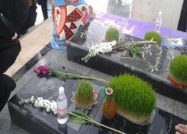 هفت‌سینی متفاوت بر سر سفره شهدا/ زمزمه یا مقلب‌القلوب در گلزار شهدای زاهدان طنین انداز شد