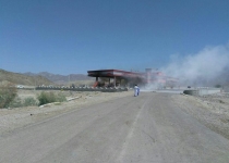 پاسخ به تماس موبایل، پمپ بنزین را به آتش کشید