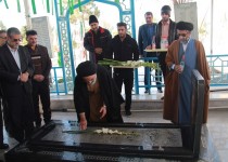 گزارش تصویری/غبار روبی و عطرافشانی قبور گلزارشهدای زاهدان