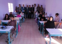 اولین مدرسه پیش ساخته بتنی در سیستان و بلوچستان نصب شد