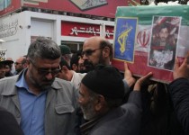 تشییع و تدفین پیکر شهید مرتضی علی احمدی در زاهدان